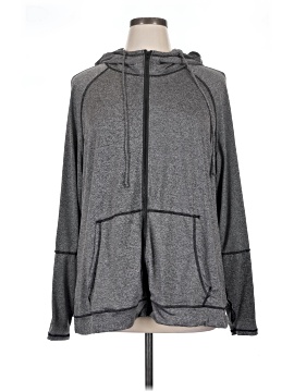 Shein Curve Zip Up Hoodie