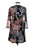 Connected Apparel Paisley Black Casual Dress Size 4 (petite) - photo 2