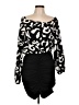 Shein Graphic Black Cocktail Dress Size L - photo 1