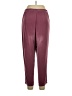 Citiknits Solid Burgundy Casual Pants Size 1X (petite) - photo 2