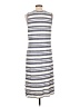 Matty M Stripes Blue Casual Dress Size L - photo 2