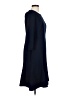 Andrew Marc Solid Blue Casual Dress Size 12 - photo 4