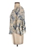 Fab'rik Blue Ivory 3/4 Sleeve Blouse Size S (estimated) - photo 5