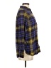 Express Plaid Purple Long Sleeve Button-Down Shirt Size M - photo 4