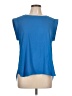 J.Crew 100% Polyester Blue Sleeveless T-Shirt Size 12 - photo 1