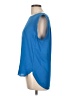 J.Crew 100% Polyester Blue Sleeveless T-Shirt Size 12 - photo 5