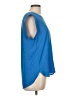 J.Crew 100% Polyester Blue Sleeveless T-Shirt Size 12 - photo 4