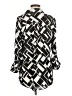 NY&C 100% Polyester Black Long Sleeve Blouse Size M - photo 2