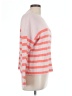 Gap 100% Cotton Stripes Pink Pullover Sweater Size L - photo 4