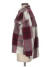 Anna-kaci 100% Polyester Plaid Burgundy Long Sleeve Blouse Size M - photo 5