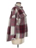 Anna-kaci 100% Polyester Plaid Burgundy Long Sleeve Blouse Size M - photo 4