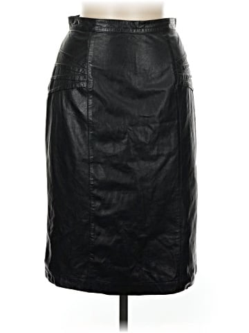 Adrienne Vittadini Faux Leather Skirt (view 1)