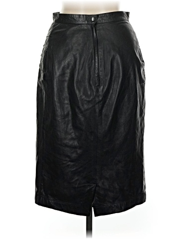 Adrienne Vittadini Faux Leather Skirt (view 2)