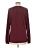 MICHAEL Michael Kors 100% Polyester Burgundy Long Sleeve Blouse Size M - photo 2