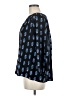 Tucker 100% Silk Blue 3/4 Sleeve Silk Top Size M - photo 5