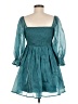 Thirty/Thirty 100% Polyester Teal Cocktail Dress Size M - photo 2