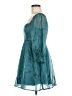 Thirty/Thirty 100% Polyester Teal Cocktail Dress Size M - photo 5