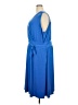Lane Bryant Solid Blue Casual Dress Size 26 - 28 Plus - photo 5