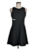 Lija Solid Black Cocktail Dress Size M - photo 1