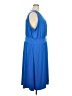 Lane Bryant Solid Blue Casual Dress Size 26 - 28 Plus - photo 4