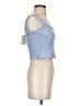 Pink Rose Blue Tube Top Size S - photo 4