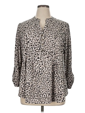 New Directions 3/4 Sleeve Blouse (view 1)