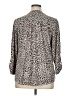 New Directions Animal Print Gray 3/4 Sleeve Blouse Size 1X - photo 2