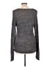 Ann Taylor LOFT Metallic Gray Pullover Sweater Size L - photo 2