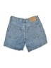 Levi's 100% Cotton Blue Denim Shorts Size 24 waist - photo 2