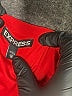 Express 100% Polyester Red Ivory Cocktail Dress Size XS - photo 4