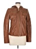 MICHAEL Michael Kors 100% Leather Brown Leather Jacket Size M - photo 1