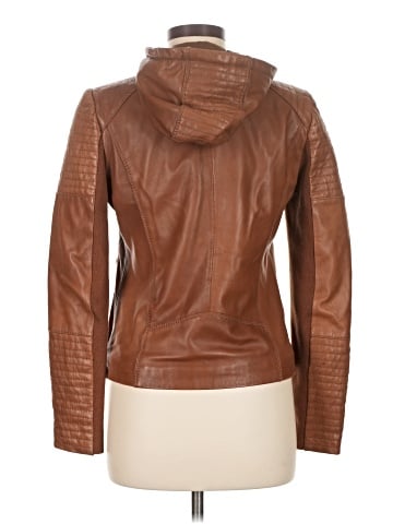 MICHAEL Michael Kors Leather Jacket (view 2)
