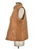 Chico's 100% Polyester Gold Tan Vest Size Lg (2) - photo 5