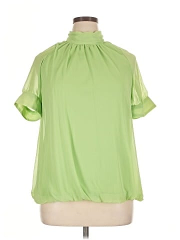 Essentials by Milano Short Sleeve Blouse (view 1)