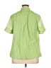 Essentials by Milano 100% Polyester Green Short Sleeve Blouse Size XL - photo 2