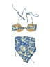 J.Crew Paisley Blue Two Piece Swimsuit Size XS - photo 2