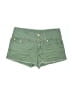 Refuge Green Denim Shorts Size 0 - photo 1
