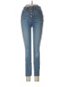 J.Crew Solid Blue Jeans Size 28 waist - photo 1