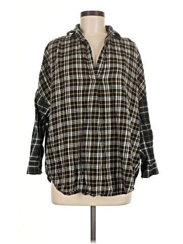French Connection 3/4 Sleeve Button-Down Shirt (view 1)