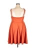 Shein Curve Solid Orange Casual Dress Size 18 Plus (3) - photo 2