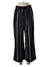 DR2 100% Polyester Stripes Black Casual Pants Size S - photo 1