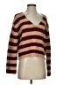 J.Crew Stripes Burgundy Pullover Sweater Size XS - photo 1