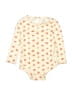 Unbranded Floral Ivory Long Sleeve Onesie 12-18 MO / 18 MO - photo 1