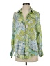 Zara Paisley Green Long Sleeve Blouse Size XS - photo 1