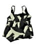 Kona Sol Print Green Swimsuit Top Size 14W - photo 1