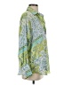 Zara Paisley Green Long Sleeve Blouse Size XS - photo 4