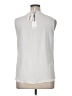 Calvin Klein 100% Polyester White Sleeveless Blouse Size XL - photo 2