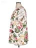 Unbranded Tropical White Short Sleeve Blouse Size 2X - photo 5