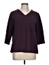J.Jill Burgundy Pullover Sweater Size L - photo 1