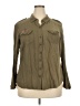 Torrid 100% Rayon Green Long Sleeve Button-Down Shirt Size 2X Plus (2) - photo 1